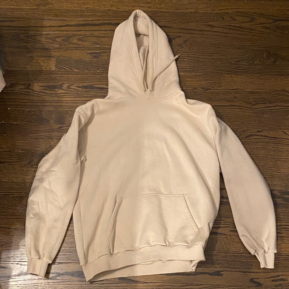 H&M Men's Beige Hoodie Sweater